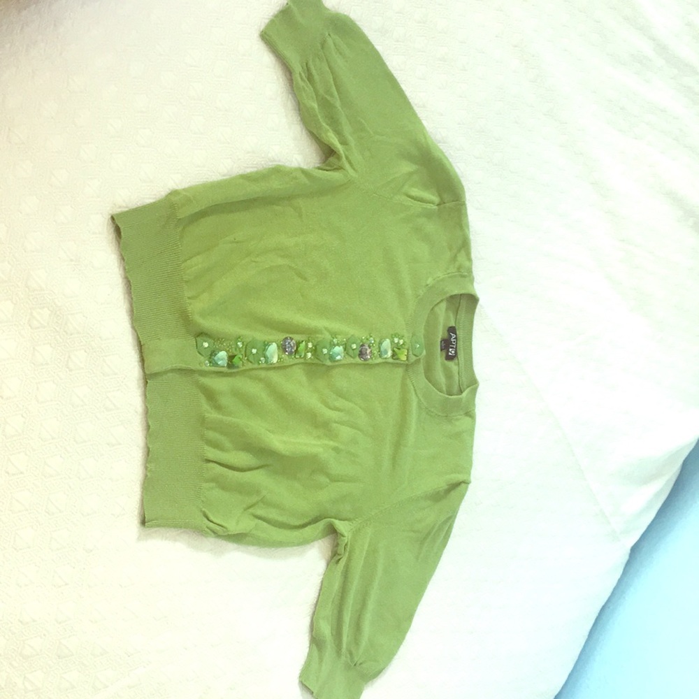 Rhinestone Button Up Shrug